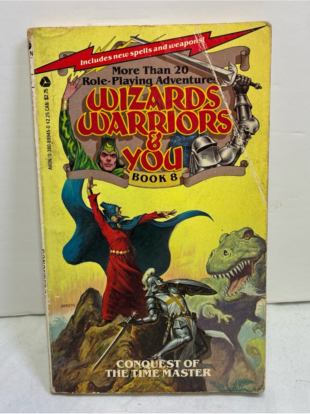 Conquest of the Time Master Wizards Warriors and You #8 1985 Beach 1st Edition